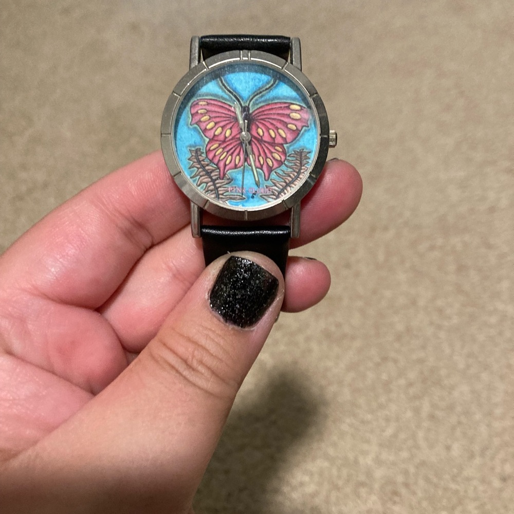 Butterfly face watch
